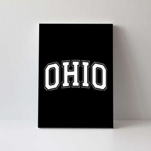 Ohio Oh Ohioan White Text Canvas