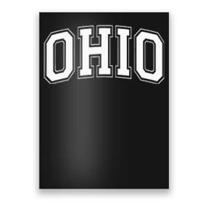 Ohio Oh Ohioan White Text Poster