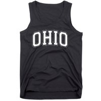 Ohio Oh Ohioan White Text Tank Top