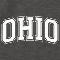 Ohio Oh Ohioan White Text Vector Backpack