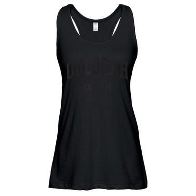 Oologah Oklahoma OK Vintage Athletic Sports Design Ladies Essential Flowy Tank