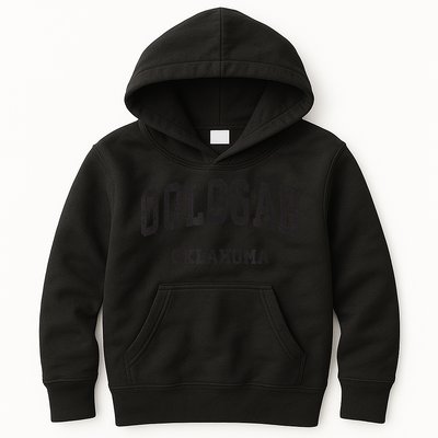 Oologah Oklahoma OK Vintage Athletic Sports Design Kids Hoodie