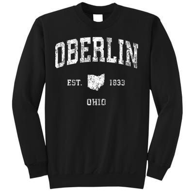 Oberlin Ohio Oh Vintage Athletic Sports Design Sweatshirt