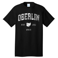 Oberlin Ohio Oh Vintage Athletic Sports Design Tall T-Shirt