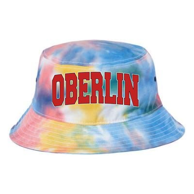 Oberlin Oh Ohio Varsity Style Usa Vintage Sports Gift Tie Dye Newport Bucket Hat