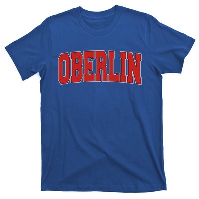 Oberlin Oh Ohio Varsity Style Usa Vintage Sports Gift T-Shirt