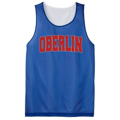 Oberlin Oh Ohio Varsity Style Usa Vintage Sports Gift Mesh Reversible Basketball Jersey Tank