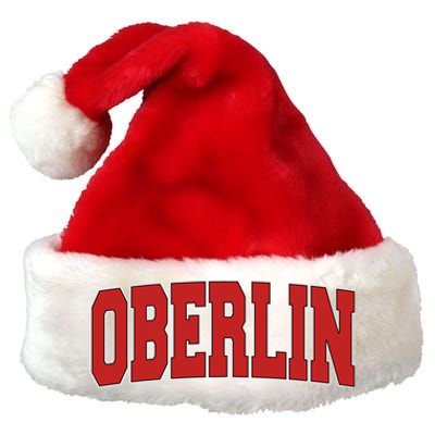 Oberlin Oh Ohio Varsity Style Usa Vintage Sports Gift Premium Christmas Santa Hat