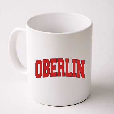 Oberlin Oh Ohio Varsity Style Usa Vintage Sports Gift Coffee Mug