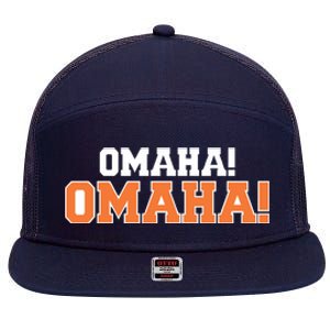 Omaha Omaha 7 Panel Mesh Trucker Snapback Hat