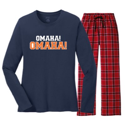 Omaha Omaha Women's Long Sleeve Flannel Pajama Set 