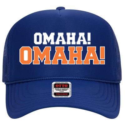 Omaha Omaha High Crown Mesh Back Trucker Hat