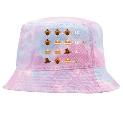 Order Of Operations Thanksgiving Quiz Funny Math Teacher Tie-Dyed Bucket Hat