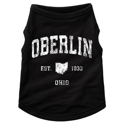 Oberlin Ohio OH Vintage Athletic Sports Design Doggie Tank