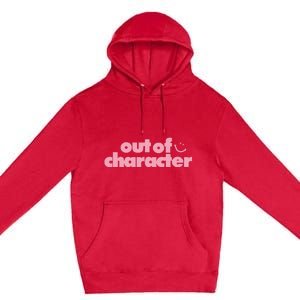 Outofcharacter Out Of Character Gender Reveal Premium Pullover Hoodie