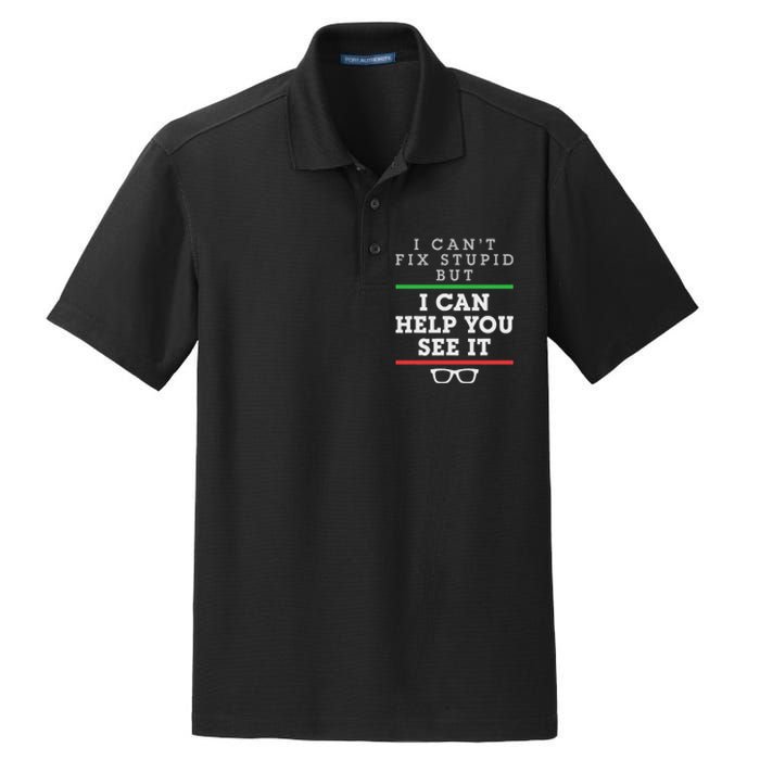 Optometrist Optometry Ophthalmologist Funny Fix See Stupid Dry Zone Grid Polo