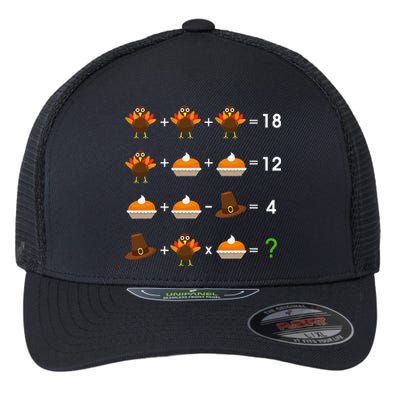 Order Of Operations Thanksgiving Quiz Funny Math Teacher Flexfit Unipanel Trucker Cap