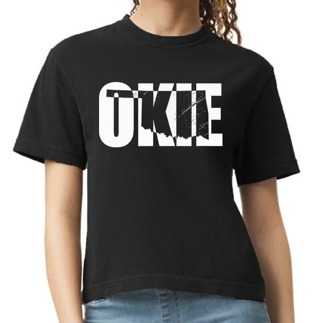 Okie Oklahoma Proud Comfort Colors Boxy T-Shirt