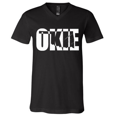 Okie Oklahoma Proud V-Neck T-Shirt