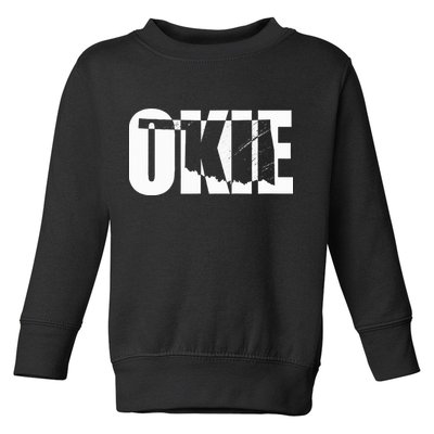 Okie Oklahoma Proud Toddler Sweatshirt
