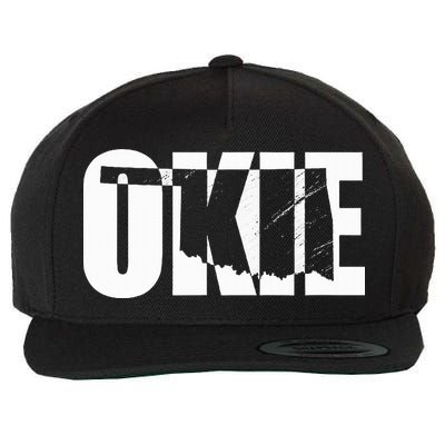 Okie Oklahoma Proud Wool Snapback Cap