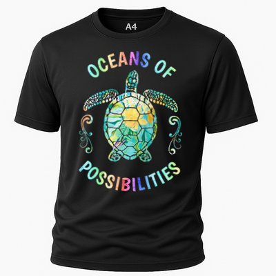 Oceans of Possibilities Summer Reading 2022 Librarian Whale Performance Shirt