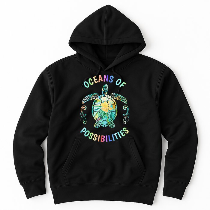 Oceans of Possibilities Summer Reading 2022 Librarian Whale Hoodie