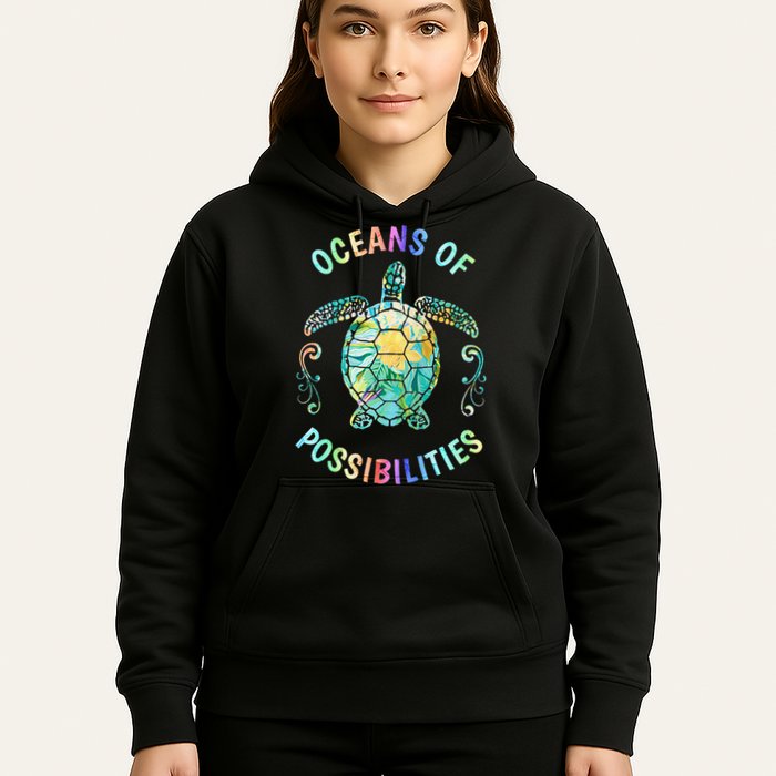 Oceans of Possibilities Summer Reading 2022 Librarian Whale Hoodie