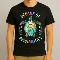 Oceans of Possibilities Summer Reading 2022 Librarian Whale T-Shirt