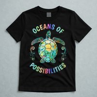 Oceans of Possibilities Summer Reading 2022 Librarian Whale T-Shirt