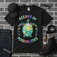 Oceans of Possibilities Summer Reading 2022 Librarian Whale Tall T-Shirt