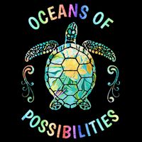 Oceans of Possibilities Summer Reading 2022 Librarian Whale Drawstring Bag