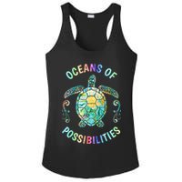 Oceans of Possibilities Summer Reading 2022 Librarian Whale Ladies PosiCharge Competitor Racerback Tank
