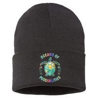 Oceans of Possibilities Summer Reading 2022 Librarian Whale Sustainable Knit Beanie