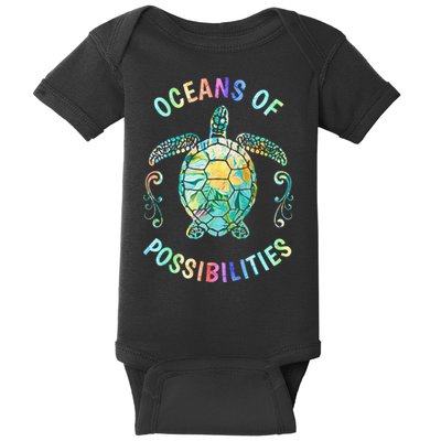 Oceans of Possibilities Summer Reading 2022 Librarian Whale Baby Bodysuit