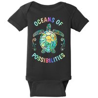 Oceans of Possibilities Summer Reading 2022 Librarian Whale Baby Bodysuit