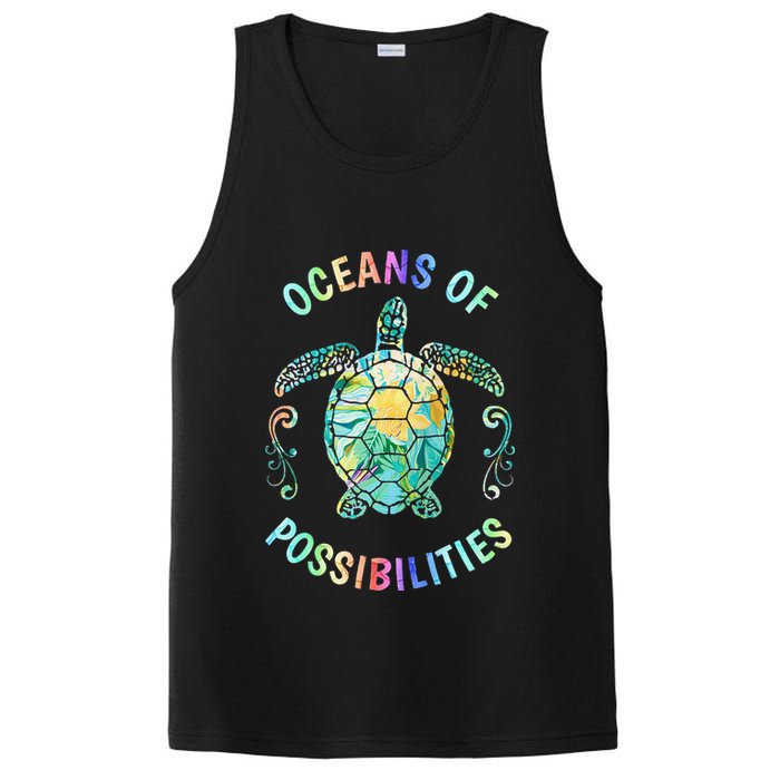 Oceans of Possibilities Summer Reading 2022 Librarian Whale PosiCharge Competitor Tank
