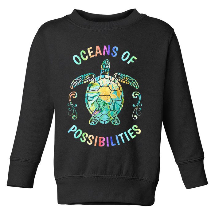 Oceans of Possibilities Summer Reading 2022 Librarian Whale Toddler Sweatshirt