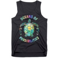 Oceans of Possibilities Summer Reading 2022 Librarian Whale Tank Top