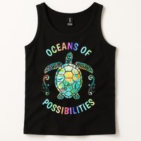 Oceans of Possibilities Summer Reading 2022 Librarian Whale Tank Top