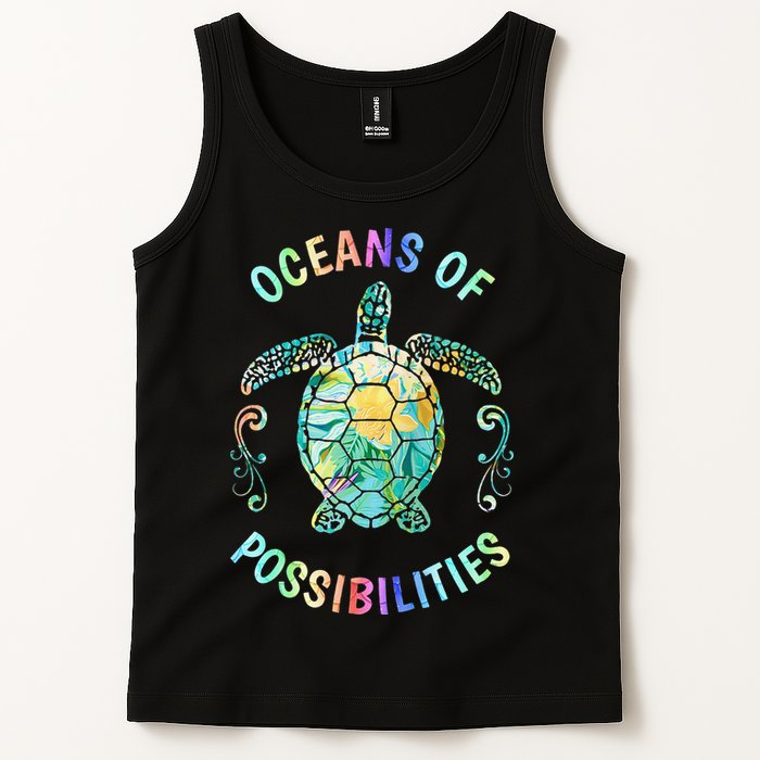 Oceans of Possibilities Summer Reading 2022 Librarian Whale Tank Top