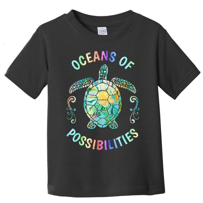 Oceans of Possibilities Summer Reading 2022 Librarian Whale Toddler T-Shirt