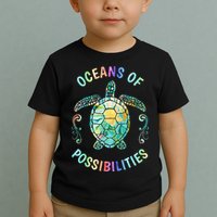 Oceans of Possibilities Summer Reading 2022 Librarian Whale Toddler T-Shirt