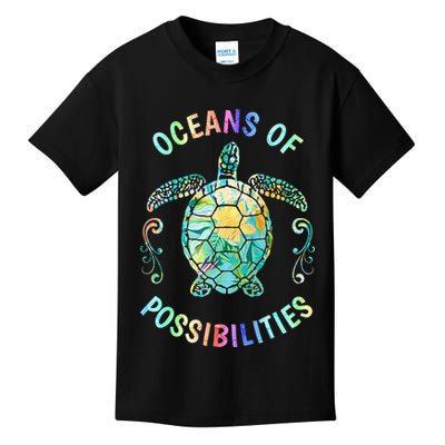 Oceans of Possibilities Summer Reading 2022 Librarian Whale Kids T-Shirt