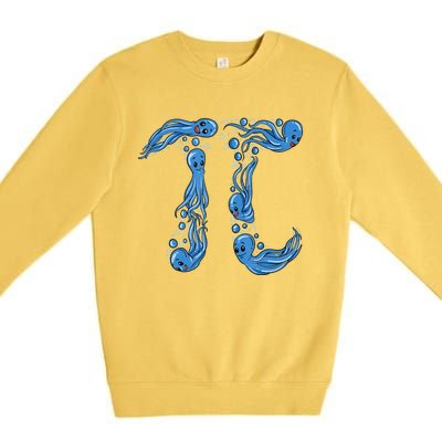 OctoPi octopus Pi Math Science Teacher 3.14 Pi Day Premium Crewneck Sweatshirt