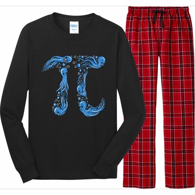 OctoPi octopus Pi Math Science Teacher 3.14 Pi Day Long Sleeve Pajama Set