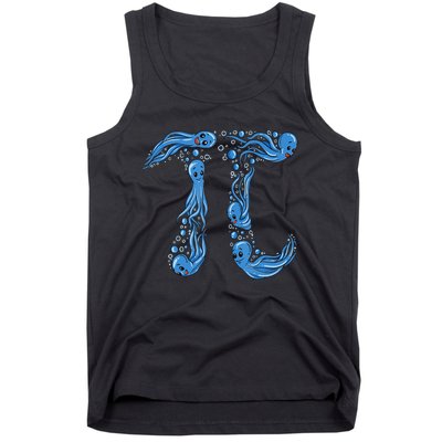 OctoPi octopus Pi Math Science Teacher 3.14 Pi Day Tank Top