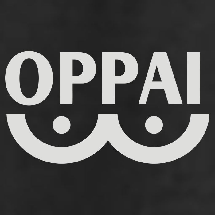 Oppai 7 Panel Mesh Trucker Snapback Hat