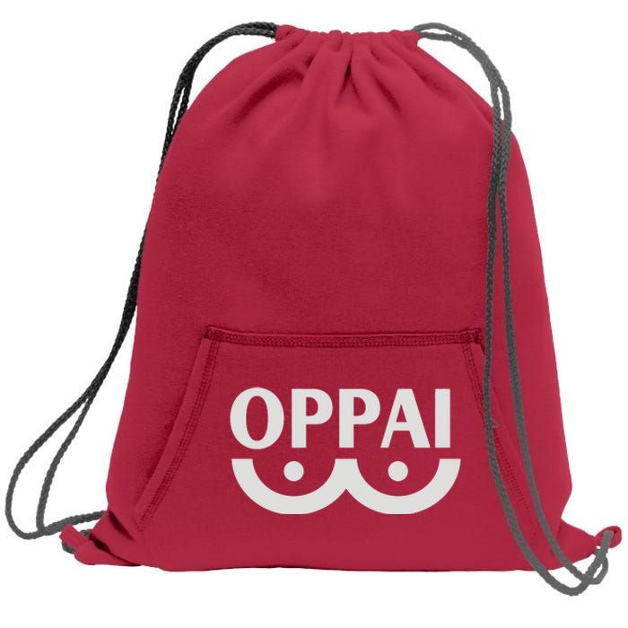 Oppai Sweatshirt Cinch Pack Bag