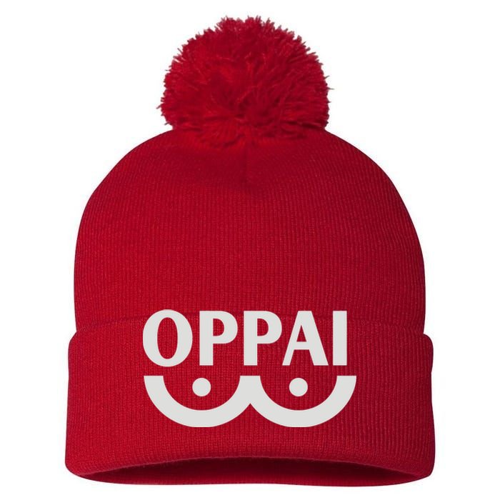 Oppai Pom Pom 12in Knit Beanie